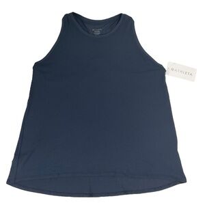 Athleta Ease In Tank Camisole ease in Navy Blue Sleeveless Top XL